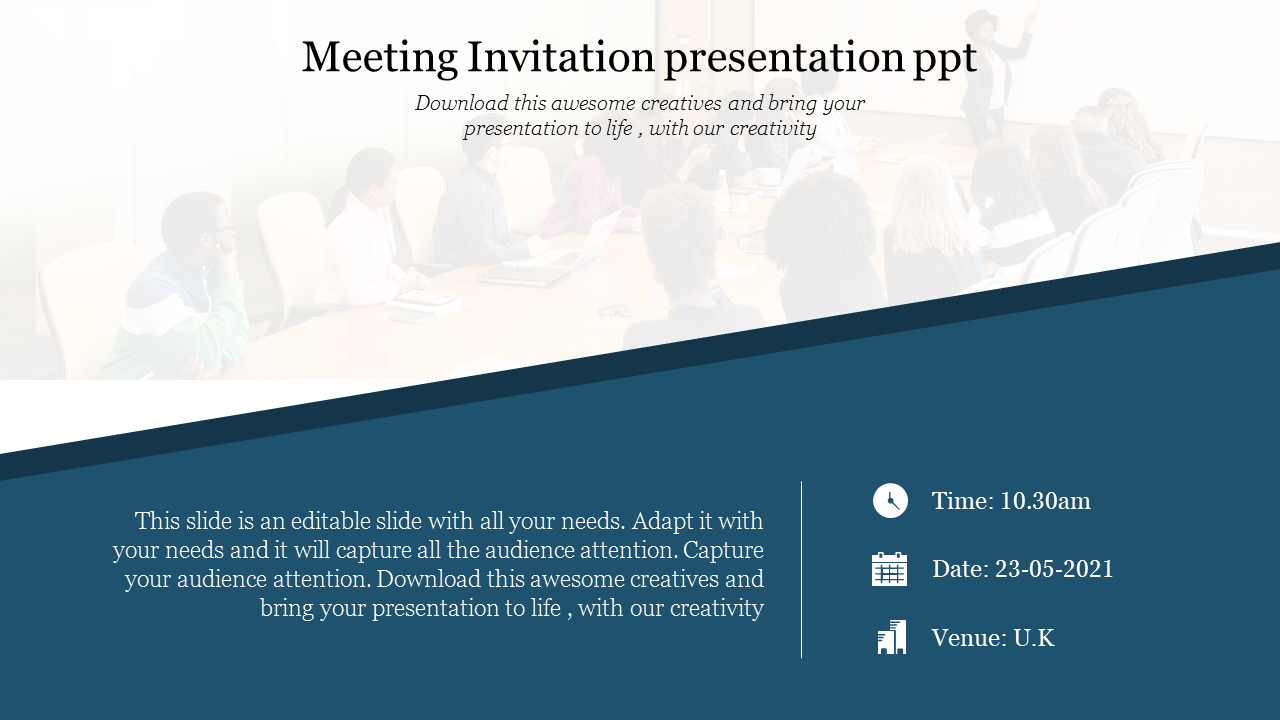 Meeting Invitation presentation ppt